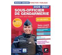 Réussite Concours - Sous-officier de gendarmerie - 2026-2027- Préparation complète - Philippe Alban - Foucher - broché - Scolaire / Universitaire