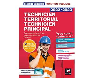 Réussite Concours - Technicien territorial / principal - 2022-2023 - Préparation complète