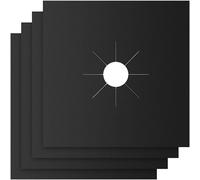 Réutilisable Accessoires pour cuisinière à gaz Noir Couvercles pour cuisinière à gaz Couvercles antiadhésifs pour cuisinière à gaz Pour chaque barbecue,
