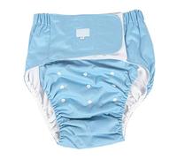 Réutilisable adulte couches légères violet réglable intetinence lavable pantalon couche pour les personnes âgées (305 Blau)