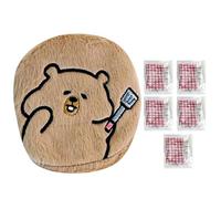 Réutilisable Chauffe Mains | avec 5 Recharges Remplaçables, Mignon Et Auto-Chauffant,Chauffe-Mains De Poche Design Capybara | pour Camping Hiver Extérieur Temps Froid Hommes Femmes Cadeaux De