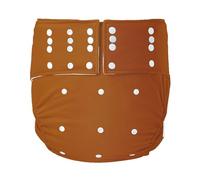 Réutilisable Couches Lavables pour Adultes, Imperméables Nappy Réglable Pantalon pour Incontinence en Coton Couche Adulte(Brown,X-Large)
