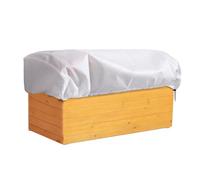 Réutilisable Non Tissé - 150x40x45cm Cordon de Serrage, Veste Arbuste rectangulaire, Chaud Flottant Rangée | Jardin Pelouse Patio Fenêtre Rebord Conteneur Pépinière Arbre Plante Arbuste Fruitier Anti