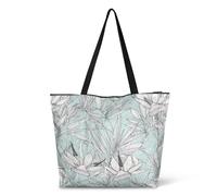 Reutilisable Sacs De Courses Dessiner Des Oiseaux De Paradis Sac D'Épaule Vintage Sac À Provision Pour Usage, Aux Voyages, Shopping, 40X50X15Cm