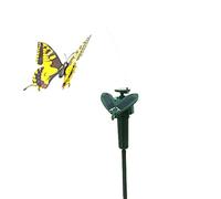 Reuvv Piquet de Fleurs de Plantes de Jardin de Papillons flottants dansants à énergie Solaire pour Votre Jardin de Jardin de Plantes en Pot Durable et Pratique