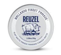 REUZEL Clay Matte Pomade Medium Hold 95g | Lightweight and Flexible Hair Styling Clay. Adds Volume and Definition. With Aloe Vera and Vitamin E.