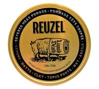 REUZEL Severed Head Strong Hold Clay Pomade 95g | Matte Hair Styling Clay with Rough Textured Finish. All-Day Control with Non-Greasy Formula. Limited Edition.