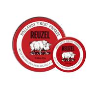 REUZEL Red Pomade 2026 Road Trip Set 95g + 35g Travel Tin | Water Based Medium Hold High Shine Pomade. Flexible Barber-Grade Styling for Most Hair Types. Vegan.