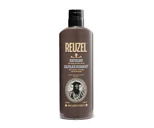 Reuzel Refresh No Rinse Beard Wash - No Shower Necessary, Rinse-Free Men’s Beard Shampoo - A Hydrating, Beard Strengthening Cleanse On the Go - Cool, Light Citrus-Mint Scent, Vegan Formula - 100 ml