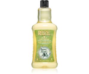 Reuzel Tea Tree 3 en 1 : shampoing, après-shampoing et gel douche pour homme 1000 ml