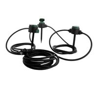 REV 0017103512 multiprise 10 m Noir - Multiprises (10 m, IP44, 1,5 mm², Noir, 230 V, 50 Hz)