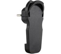 Ampoule avec griffe noir 7mm 2P+Z 16 A, 3500W Avec Erdung