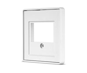 REV 0240660111 PrimaLuxe Cache prise téléphonique Blanc
