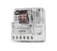REV 0505400555 Taster Télérupteur pour autant de boutons que vous le souhaitez, 230 V, 10 A, Blanc
