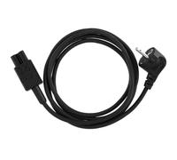 REV 0505623555 Câble d'alimentation pour appareils chauds, fiche C16A, 2 m, jusqu'à 2300 W, 10 A, noir