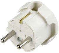 REV 0512040777 Fiche coudée à contact de protection plastique 250 V blanc IP20