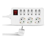 Ligne de prises REV, 9 sorties, multiprise 1,4m