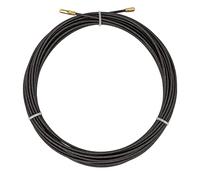 REV Aide au tirage pour conduites et câbles dans des Gaines. Spirale de tirage en Acier, Aide au tirage de câbles, 10 m, Noir