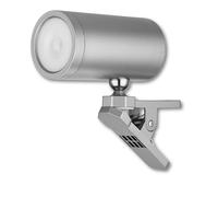 REV Applique murale LED - Avec batterie et détecteur de mouvement - 180 lm - Sans fil - Intensité variable - Rotation à 360° - Idéal pour le camping, le garage et la cave - IP54 - Argenté