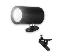 REV Applique murale LED d'intérieur - Éclairage mural avec batterie - 180 lm - Intensité variable - Rotation à 360° - Lampe de lecture sans fil - Idéale pour couloir, chambre à coucher et salon - Noir