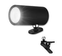 REV Applique murale LED - Lampe murale avec batterie et détecteur de mouvement, 180 lm, sans fil, intensité réglable, pivotante à 360°. Lampe d'appoint - Camping, garage et cave, IP54, noir