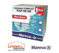 Mareva Kit traitement piscine Rev-Aqua 4 en 1 60 à 90 m³ - 1 mois