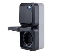 REV AquaStorm 0004860400 Prise de courant A/W Combi, IP55, montage en saillie, anthracite