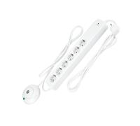 REV Steckdosenleiste 6-fach 1,5m mit Fußschalter