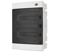 REV Boîte à fusibles, boîte de distribution, 2 rangées, 24 modules, 400 V, 114 x 287 x 359 mm, blanche