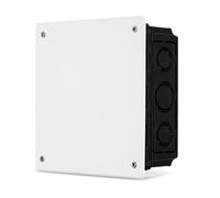 REV Boîte de dérivation - Boîte de dérivation encastrée 15 x 15 x 6 cm, blanche