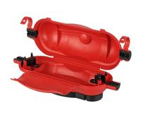 REV Boîte protection étanche - IP44, rallonge électrique, rouge | Pour protéger de l'humidité et de la pluie - idéal pour les rallonges, les fiches et les connecteurs