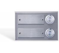 Rev Bouton-Poussoir 2-fach, Acier Inox, Led-Beleuchteten N Eu (885)