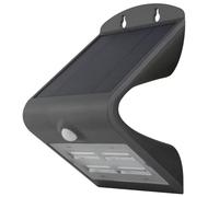 REV BUTTERFLY Luminaire extérieur avec détecteur de mouvement 2000 mAh, Li-Ion, spot LED extérieur, IP54, panneau solaire 2,3 Wc, 3,2 W, anthracite