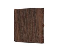 REV Cache pour interrupteur Nova - Compatible avec interrupteur croisé, bouton poussoir, A/W et Wi-Fi, Couleur noyer, 55 x 55 x 23 mm