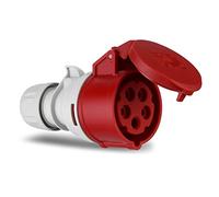 REV Connecteur CEE, 5 pôles (3Ph+N+PE) IP44, 400 V 16 A, Rouge