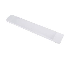 REV CRISTAL Plafonnier LED, rampe lumineuse pour cuisine, 25 W, 2500 lm, 4000 k, éclairage de plafond 61 x 12 x 3 cm, blanc
