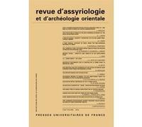 Rev. d'assyrio. et d'archéo. orient. 2019, vol. 113 Collectif (Auteur)