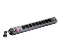 Rev device protection socket line, 9-fold, 3,7m (00179571) Incolore G