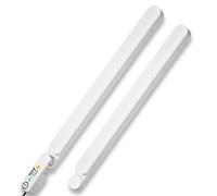 REV Éclairage d'armoire FlexLight - Extensible et dimmable, 3000/6500K - Barre lumineuse LED avec interrupteur tactile, éclairage sous plan de travail cuisine LED, argent