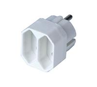 Rev euro-doppelstecker weiß