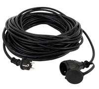 REV extension IP44 25m noir