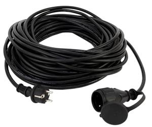 REV extension IP44 25m noir