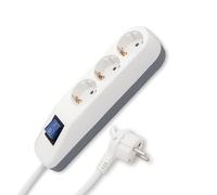 REV Ice Bloc multiprise 3 Prises Blanc 1,4 m Max. 3500 W