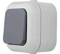 REV Interrupteur, Interrupteur va-et-Vient Gris 005506