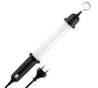REV Lampe à main - Lampe d'atelier avec crochet de suspension, câble de 5 m - idéale pour l'atelier et l'automobile, 7 W, 320 lm, IP54, noire