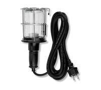 REV Lampe À Main Pour Atelier Travailleuchte Noir IP44 60W E27 Câble 5m