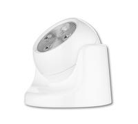 REV Lampe à Piles - Utilisable comme Applique Murale ou plafonnier, IP44, Lampe d'extérieur avec détecteur de Mouvement et sans Prise de Courant, 1 W, 100 LM, 5000 K, Blanc