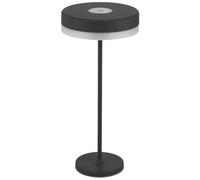 REV Lampe de table DISK, lampe de bureau, lampe de chevet, intensité réglable, 200 lm, 2 W, batterie 4000 mAh, IP54, anthracite