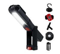 REV Lampe de travail LED rechargeable 400lm avec base magnétique 360° | Lampe d’inspection compacte avec crochet de suspension | idéale pour atelier, garage et entretien automobile