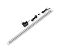 REV Lampe encastrée pour cuisine à LED - Éclairage d'armoire en aluminium 60 cm, 6 W, 420 lumens, 3000 K, éclairage de cuisine plat avec capteur, installation facile, argent